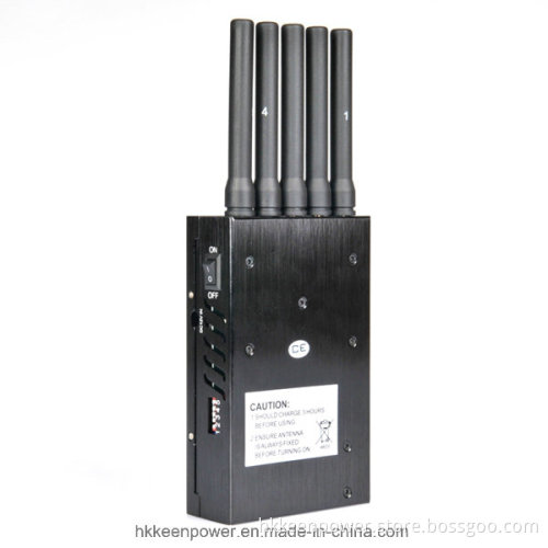 High Output Power 5 Bands 3G Phone Jammer GPS Lojack Jammer